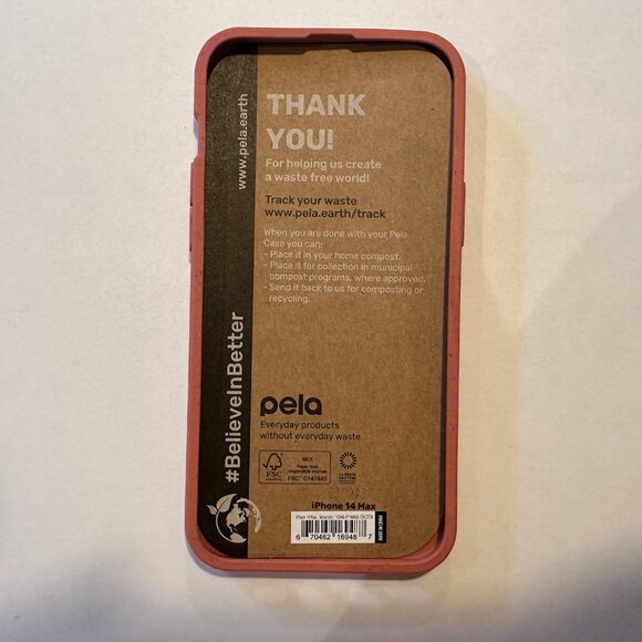 NEW Pela Case 14 PLUS/MAX Terracotta - Picture 3 of 4